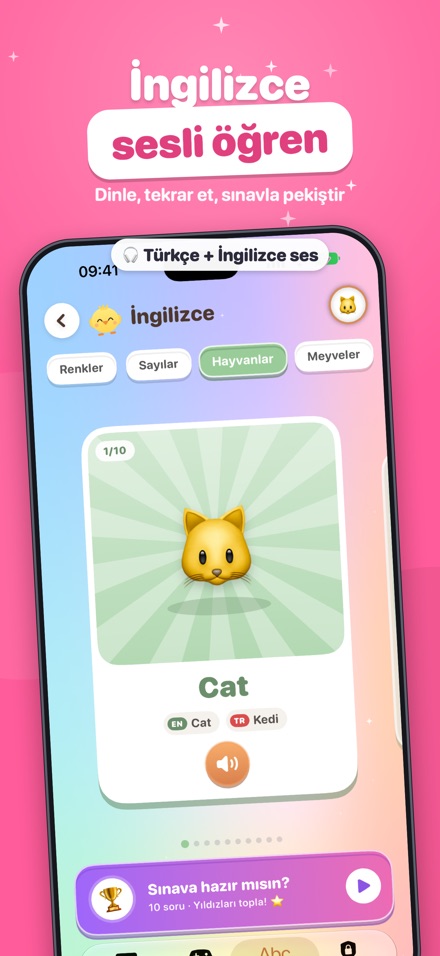 İngilizce sesli öğren