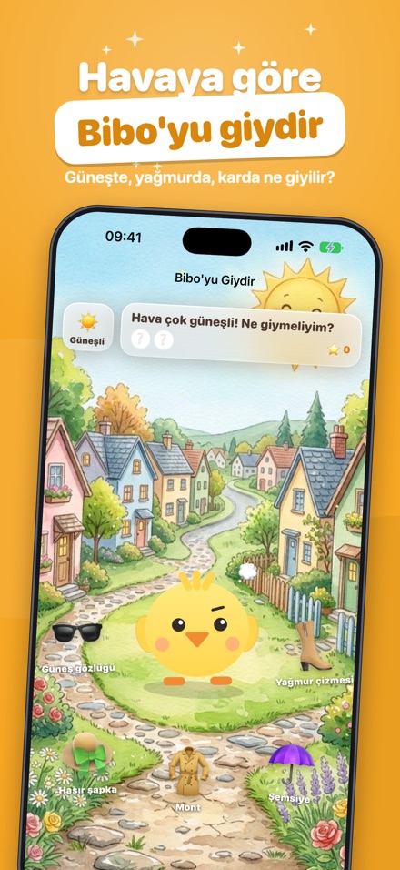 Havaya göre Bibo'yu giydir