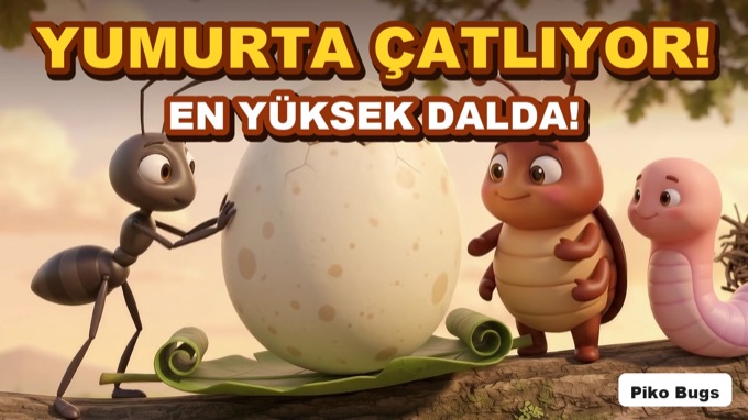 Yumurta çatlıyor